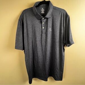 Rhoback Solid Blue men’s polo XXL Polo short sleeve embroidered logo